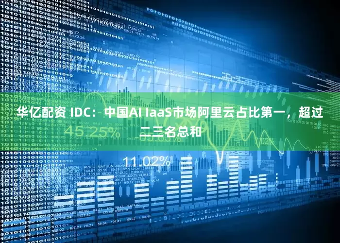 华亿配资 IDC：中国AI IaaS市场阿里云占比第一，超过二三名总和